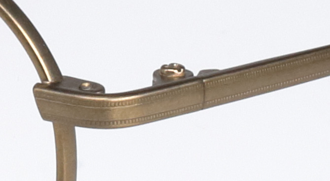 テンプルの拡大写真